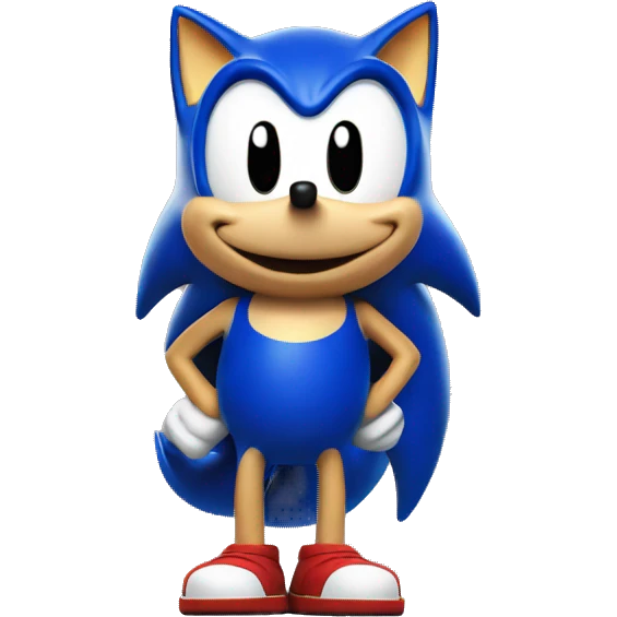 Sonic the Hedgehog. emoji