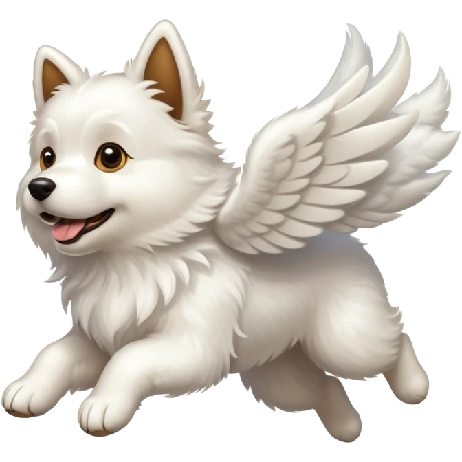 Dog fly in the sky  emoji