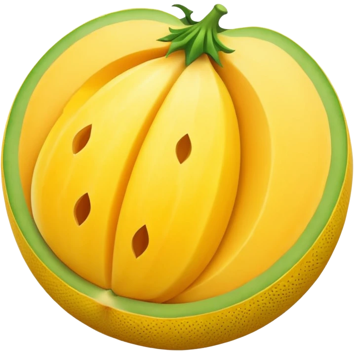 yellow melon emoji
