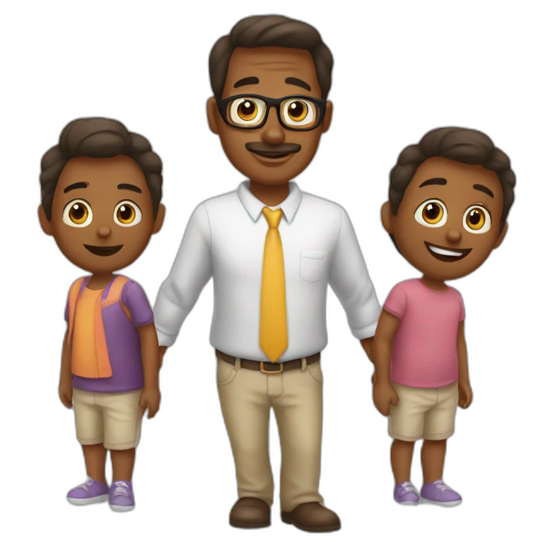 Papa dans maman emoji