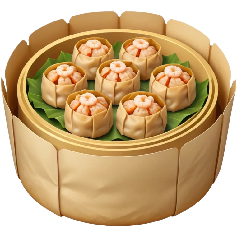 one cube siu-mai, dont give me multiple. just one emoji