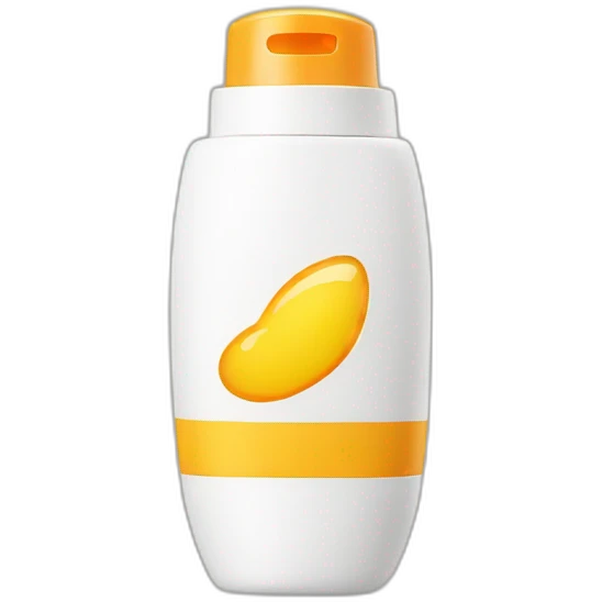 Sunscreen bottle emoji