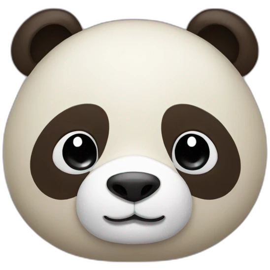 Panda marron emoji