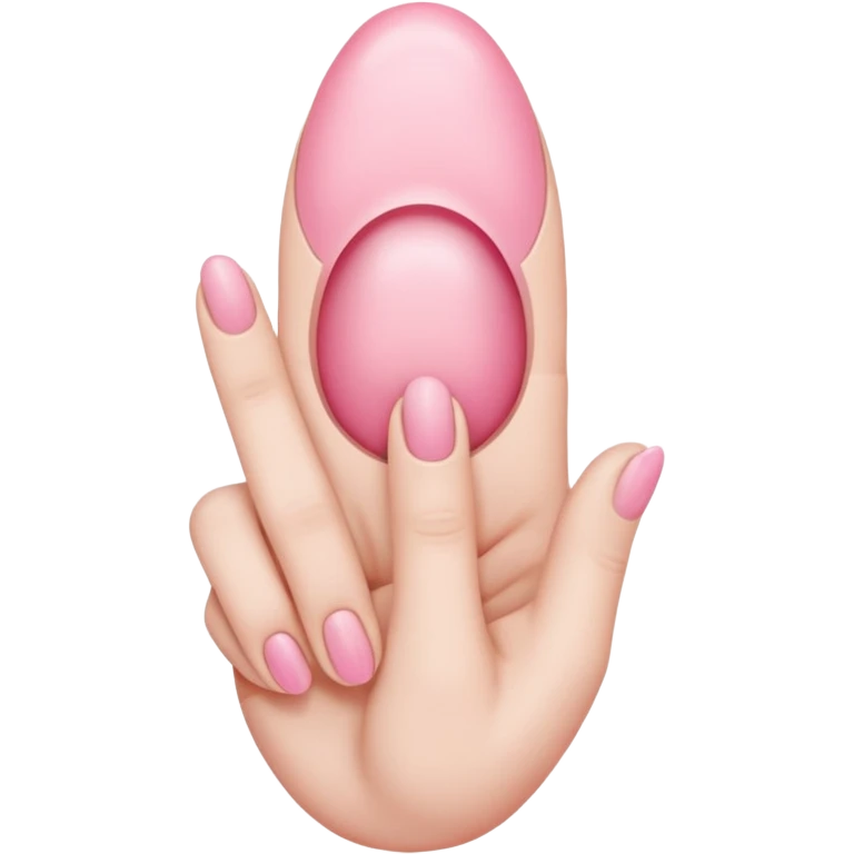Two fingers inside a vagina emoji