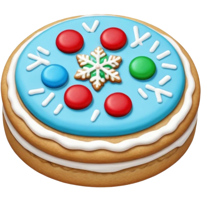 christmas cookie emoji