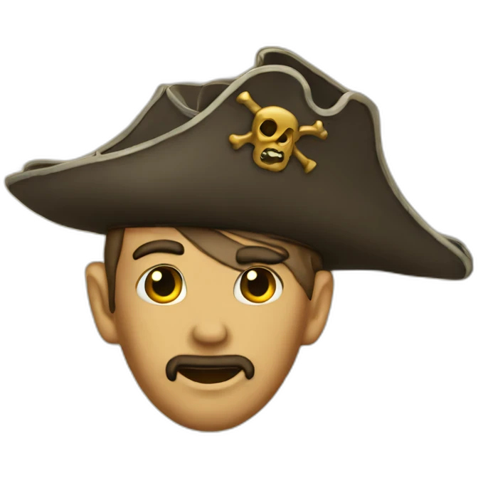 map pirate emoji