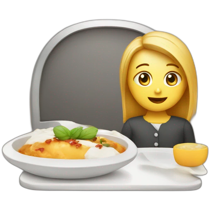 Restaurant reservation emoji