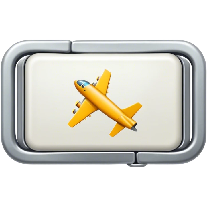 plane seatbelt buckle emoji