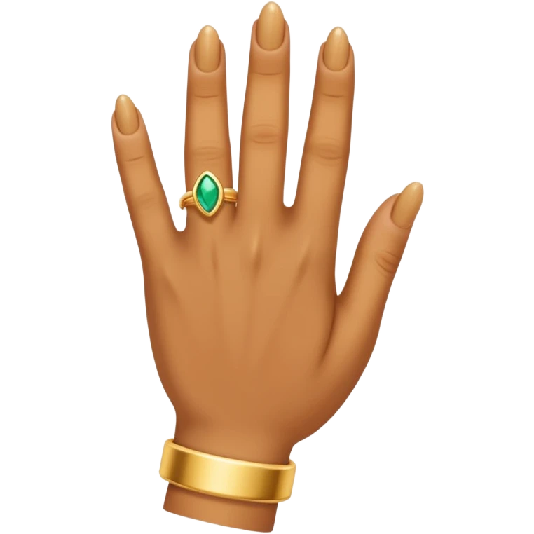 يد لابسه خاتم emoji