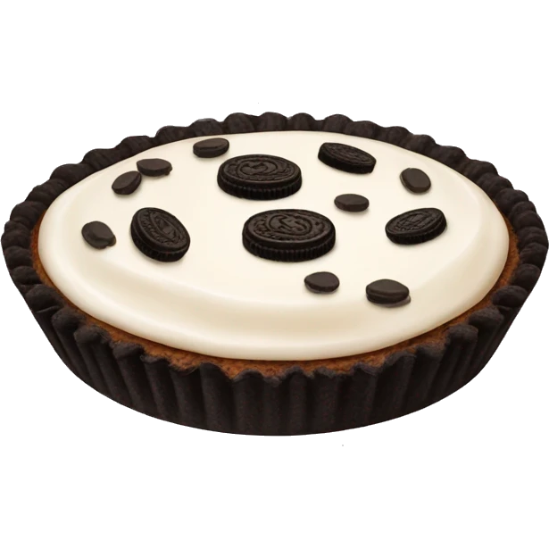 Oreo cookie pie  emoji