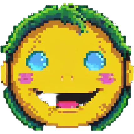 cheerful face emoji