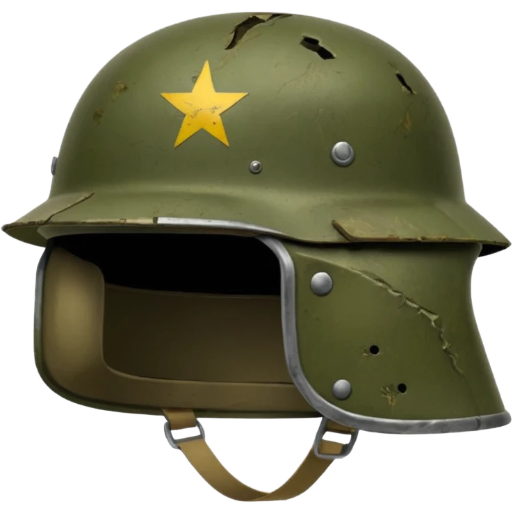 vietnam war soldier helmet emoji