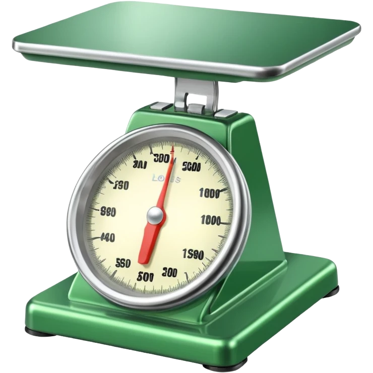 green logistics scales emoji
