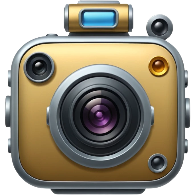 AI Camera 3d with texture emoji