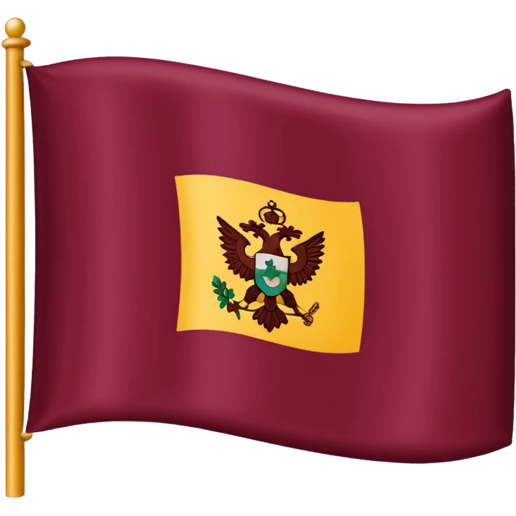 Bandera color vino entero emoji