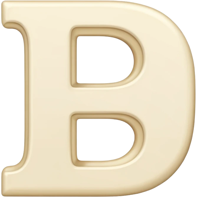 Letter color Creamy emoji