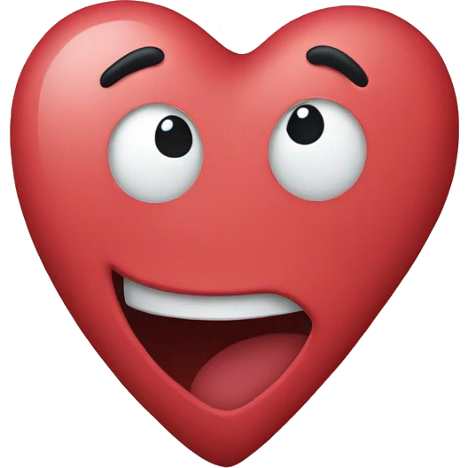 half of a heart emoji