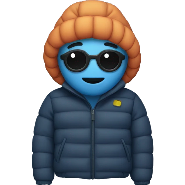 puffer jacket emoji