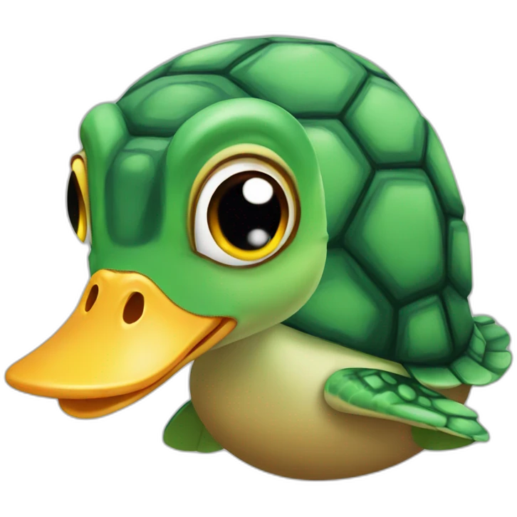 Turtle duck emoji