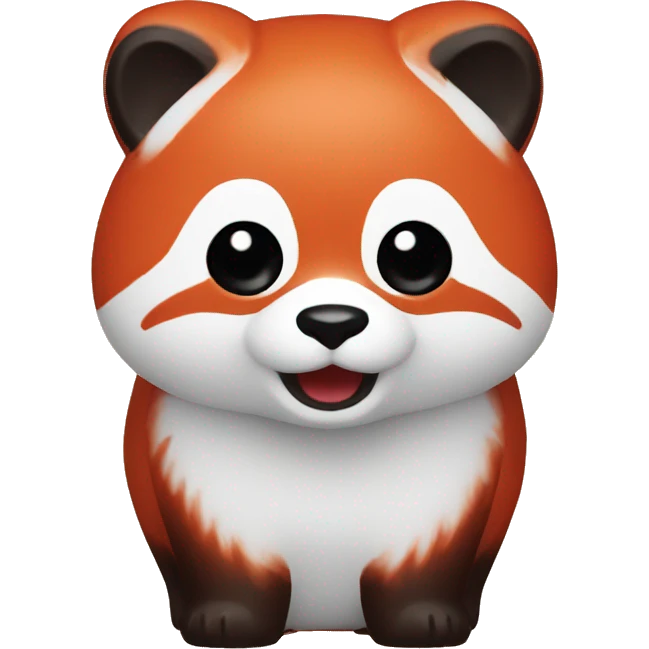 Red panda salt shaker emoji