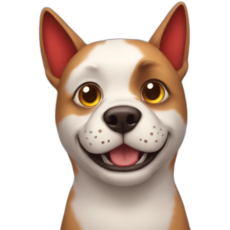 dog and cat as devils emoji