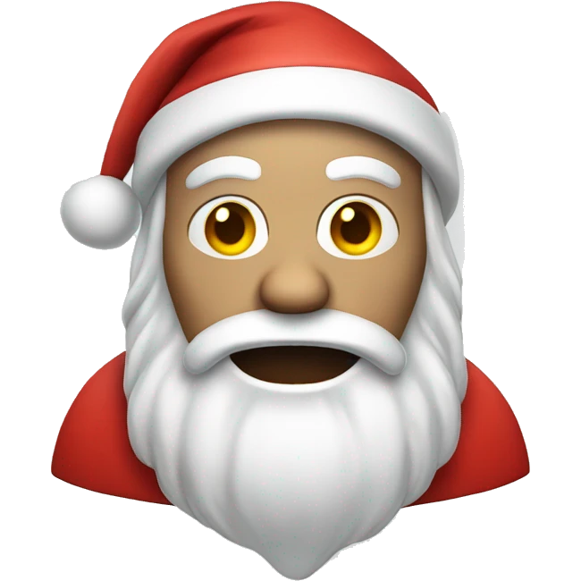 scary santa emoji