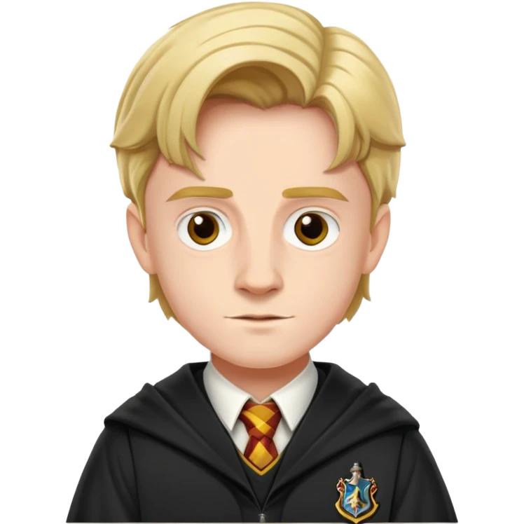 colin creevey in harry potter, wear hogwarts uniform emoji