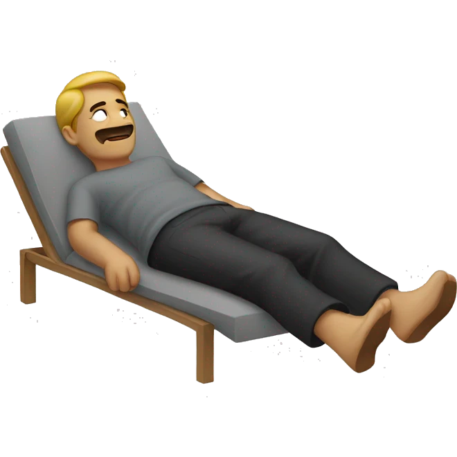 laying man emoji