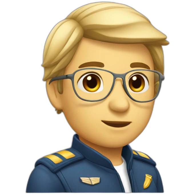 Épaulettes pilote emoji