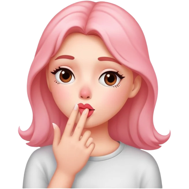 Kiss blow emoji