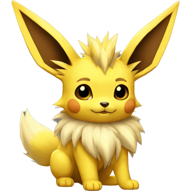 Eevee-Jolteon full body emoji