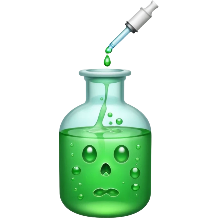 injection filled with poison emoji