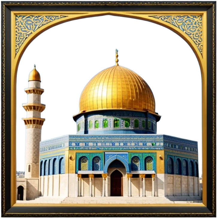 Dome of the rock, Palestine emoji