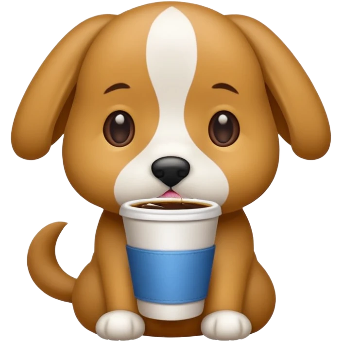 Polis üniforması giyen köpek emoji