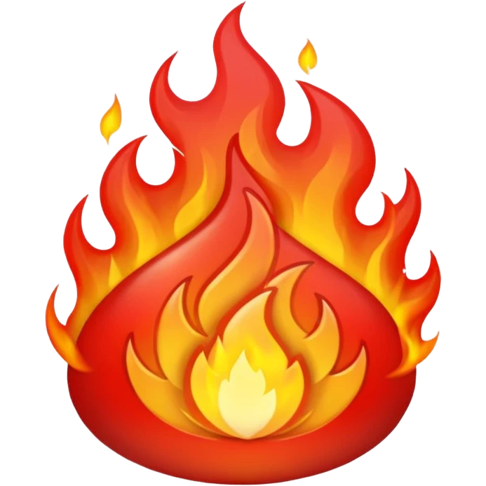 RED Fire emoji