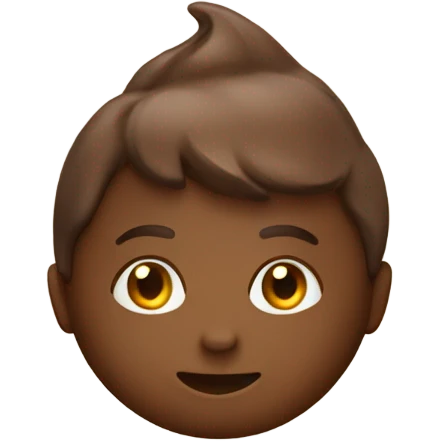 Beige chocolate  emoji