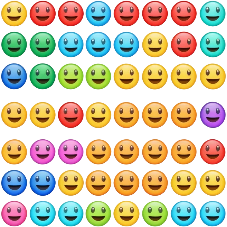 Colour in circles emoji