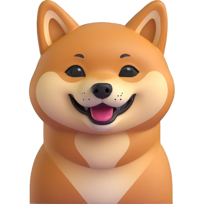 shiba inu happy emoji