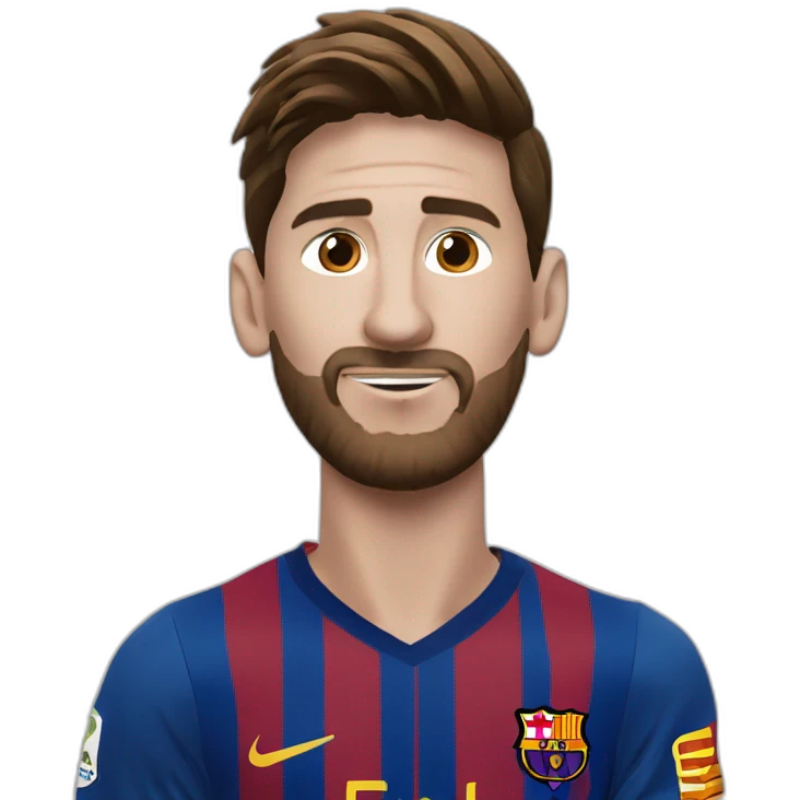Le ballon d'or de Messi emoji