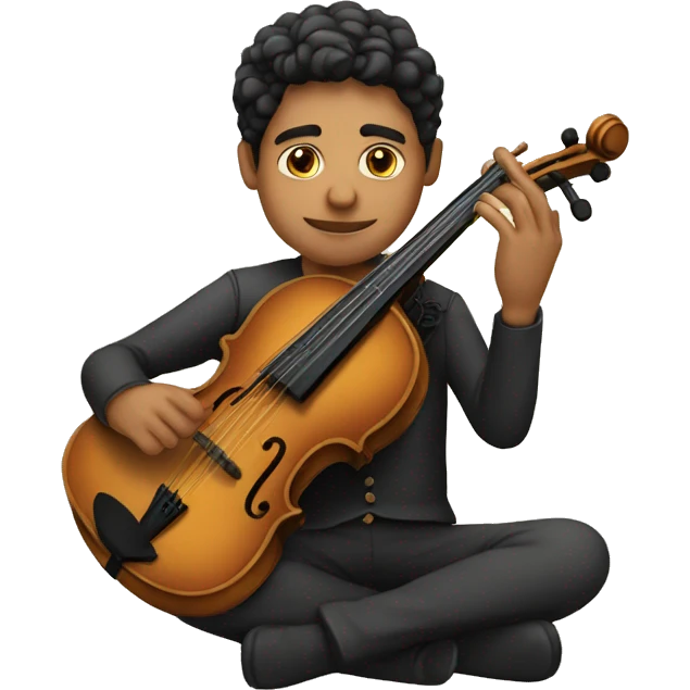 person playing strings (spanished dressed) emoji