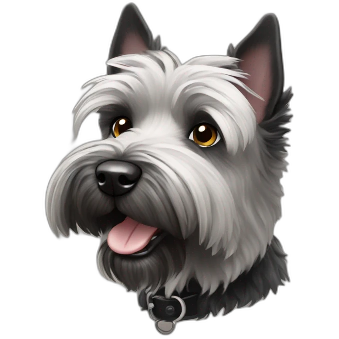 scottisch terrier noire emoji