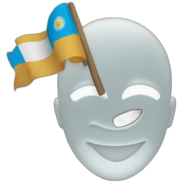 gracias sign with argentina's flag emoji