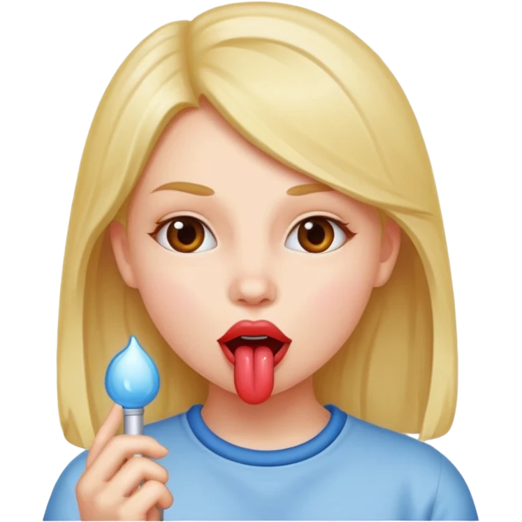 🦶🏻👅👄👧🏻 emoji