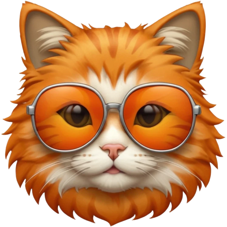 Cat wearing sunglasses emoji