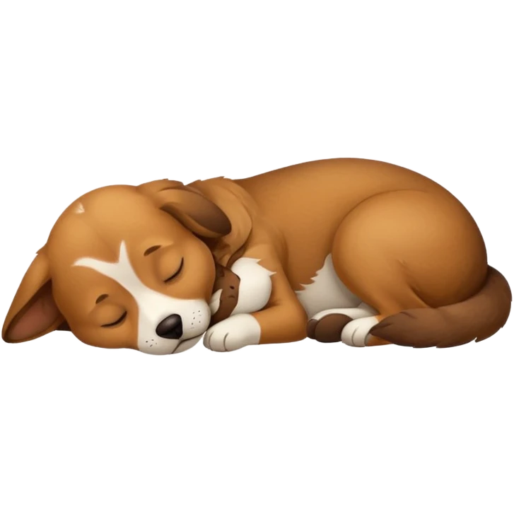 Dog sleeping  emoji