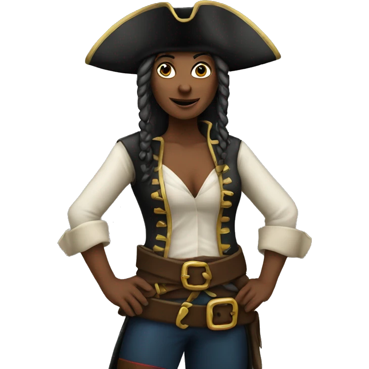 Female pirate  emoji