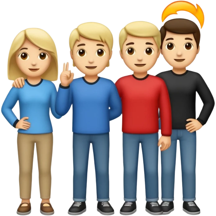 stand up for friends emoji