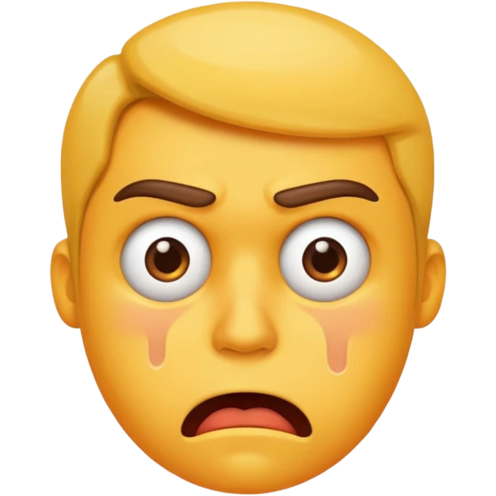 tired and mad emoji