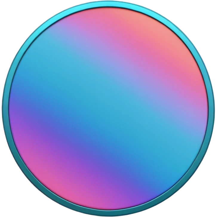 
coin color in in gradient of turquoise, blue, pink, purple, and coral metal texture
Rotate coin 125 degree   emoji