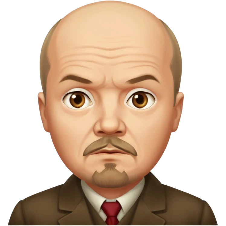 surprised Lenin Realistic emoji